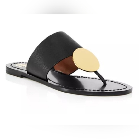 TORY BURCH MEDALLION SANDALS Size 6 - Picture 2 of 11